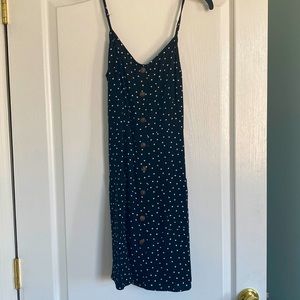 Polka dot spaghetti strap dress
